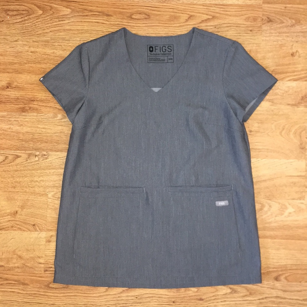 FIGS: limited edition cusco graphite scrub top